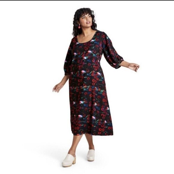 Rachel Comey X Target Floral Print Dress NEW! Size 0 - Picture 2 of 7